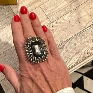 Elegant Silver Statement Ring